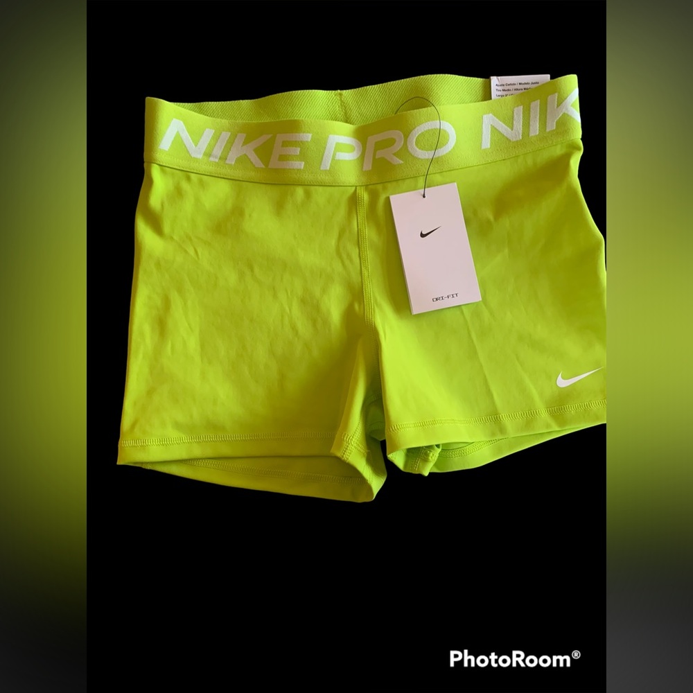 Nike Bright Green Bike Shorts